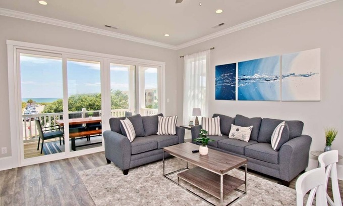 Emerald Isle House | Village West #16, Oceanview Townhouse in Emerald Isle, NC!