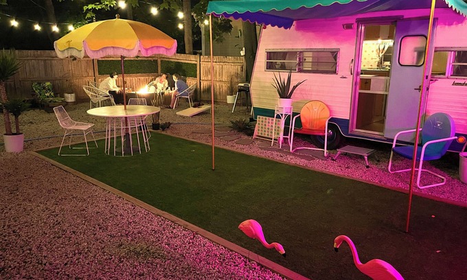 Dover House | Vintage Glamper Oasis in Downtown Dover, walk to downtown and Henry Law Park