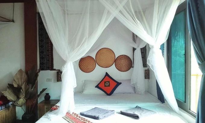 Ngoi Tu House | Vu Linh Palm House Homestay - Bungalow