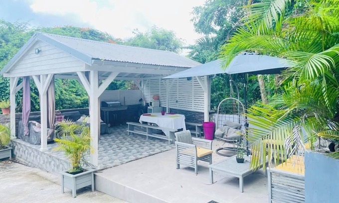 Deshaies Apartment | Vue Mer à 2 Mins/pieds, de la Plage Leroux, 2massages Offerts à Partir de 7nuits