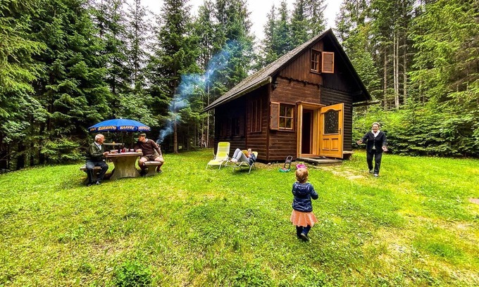 Zeutschach House | Waldhaus zu Graslupp - vacation home, bathroom, WC