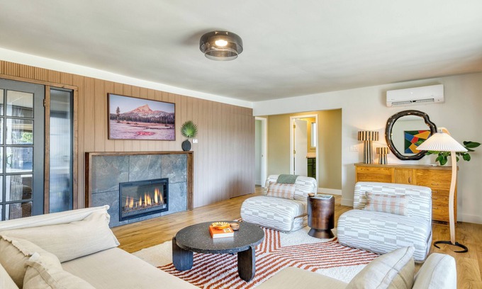 Manzanita House | Walk to Beach & Shops | Fireplace, Patio Dining & Firepit at Manzanita Ave.