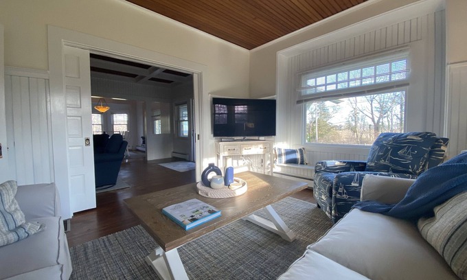 Barnstable House | Walk to the beach, or use your private hot tub