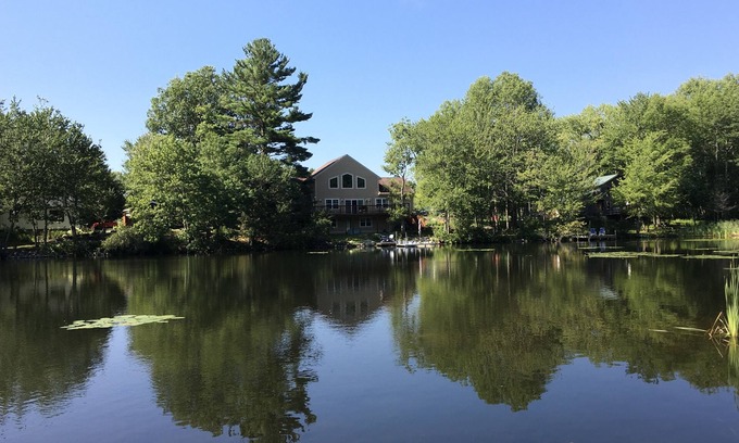 Hinsdale House | Waterfront Ashmere Lake House Near Berkshire Attractions