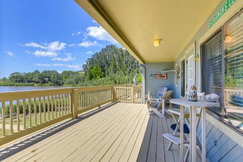 Cedar Key House | Waterfront Duplex with Dock and Views Near Town!