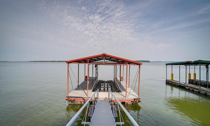 Grove House | Waterfront Grove Retreat with Dock Cedar Ridge