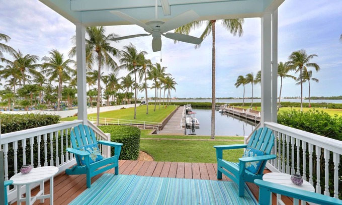 Indigo Reef Marina Homes House | Waterfront luxury Villa (42) with sunset views and boat slip