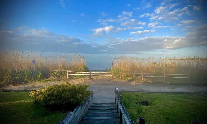 Brookhaven House | Waterfront & private beach Scandinavian style house near Bellport, NY