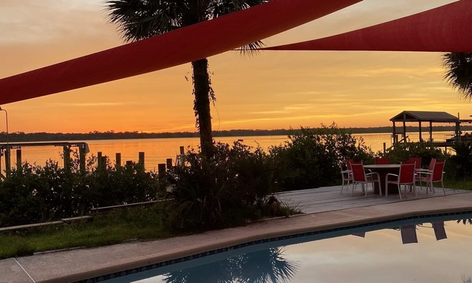 Butler Beach Apartment | Waterfront suite, Dogs are cool! no pet fee!