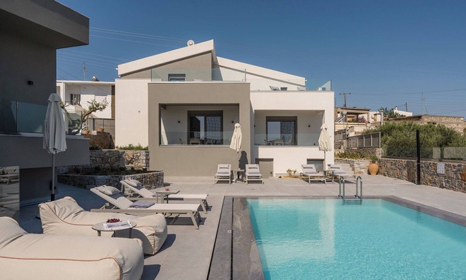Episkopi Villa | Welcome to our new villa 'Olive' which offers magnificent views and beauty.