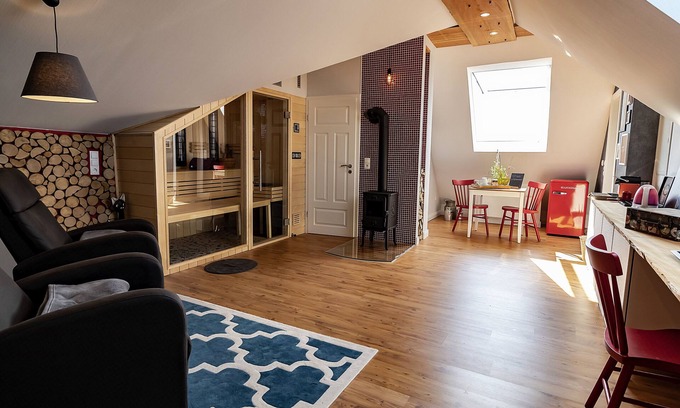 Ortenberg Apartment | Wellnessloft mit Privatsauna und Garten