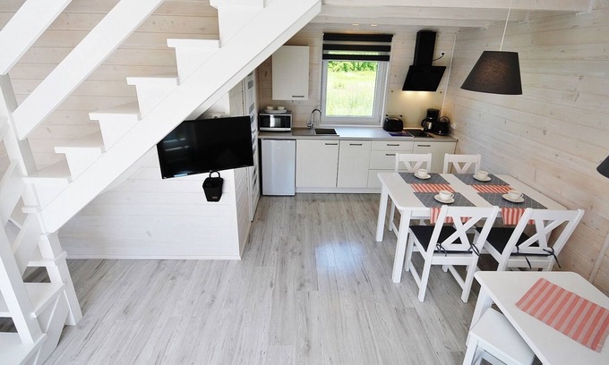 Grzybowo House | White cottage Lux, Grzybowo in Kołobrzeg, 1-6 persons, with air conditioning