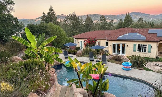 Santa Rosa House | Wine Country Lux Villa w/Hot Tub and Pool