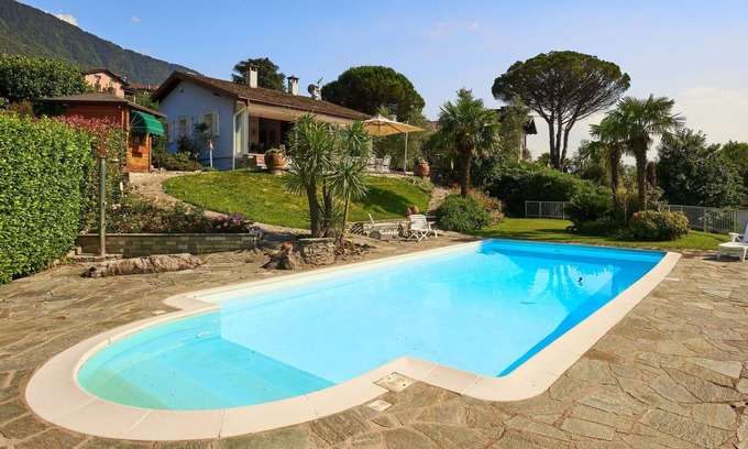 Olgiasca House | Wonderful private villa for 6 guests with A/C, private pool, WIFI, TV, terrace and parking