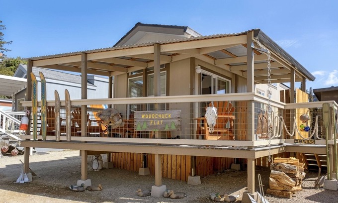 Fort Bragg House | Woodchuck Flat - Wheelchair and handicap friendly and seconds away from the Noyo harbor
