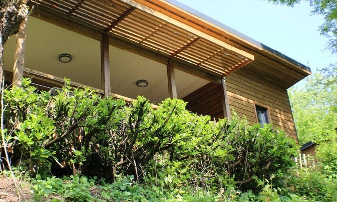 Saint-Constant-Fournoules Ski Chalet | Wooden chalet in a small campsite 3 stars