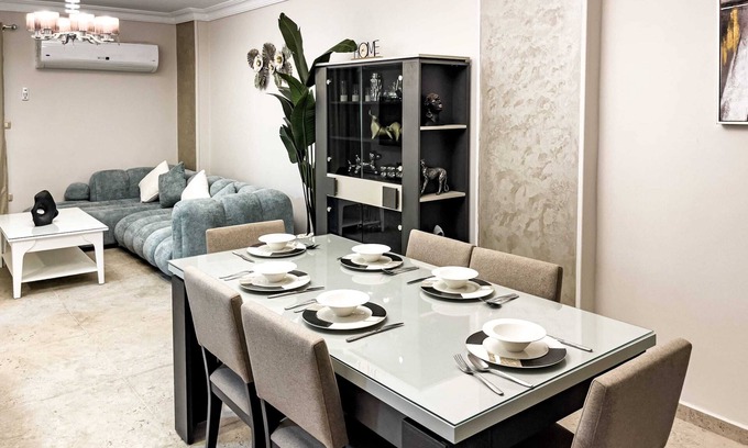 Qasr an-Nil Apartment | Xuru Stays I Elegant & Modern 3 BDR Apt. @ Heliopolis