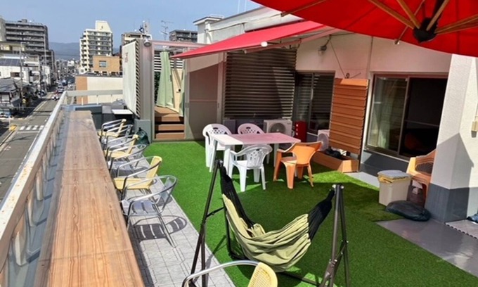 Nishijin Apartment | You can enjoy an open-air bath and BBQ here in the center of Kyoto!