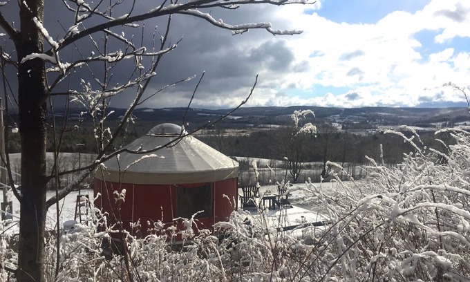 Waterville House | Yurt rental on 80 private floors