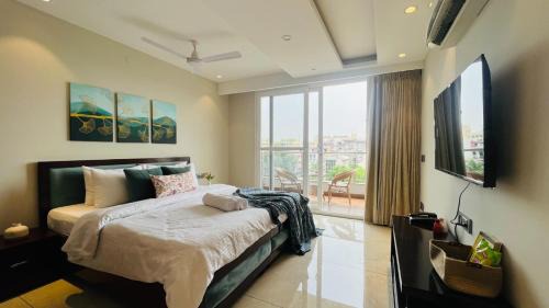 Sector 14 Apartment | ZEN Suites Gurgaon - LUXE Stays Collection