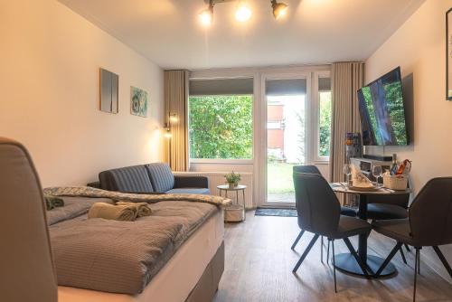 Gross Buchholz Apartment | Zentral nah MHH Terrasse Komfort 2