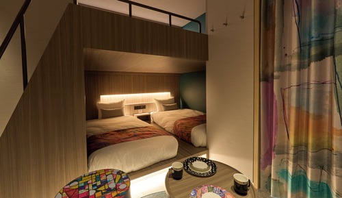 Three Bed Bank with HERALBONY, Non Smoking