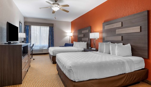 Standard Room, 2 Queen Beds, Non Smoking, Refrigerator & Microwave
