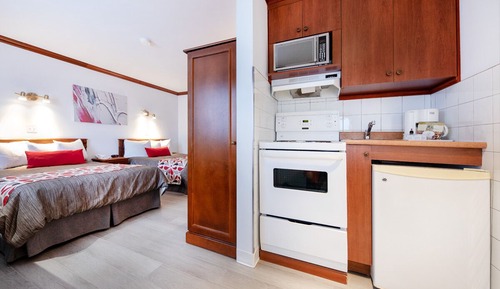 Standard Room, 2 Double Beds, Kitchen, Ground Floor
