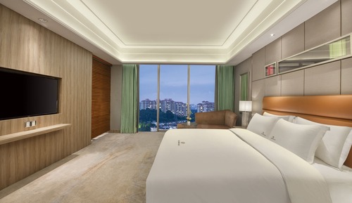 Deluxe Suite, 1 King Bed, Balcony, Mountain View