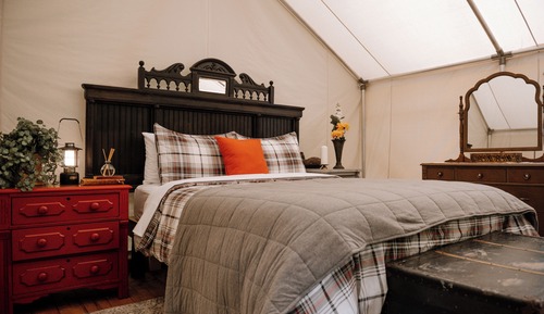 Glamping tents