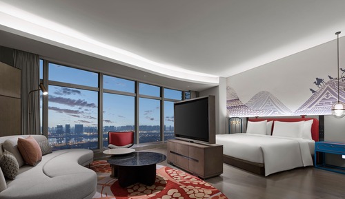 Room, 1 King Bed, River View (Yue Xin)