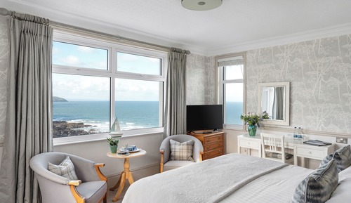 Deluxe Double Room, 1 Double or 2 Twin Beds, Sea View