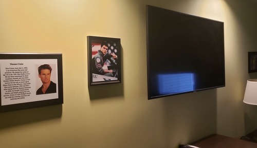 Choose from the Julia Roberts, Audrey Hepburn, John Wayne or the Tom Cruise room