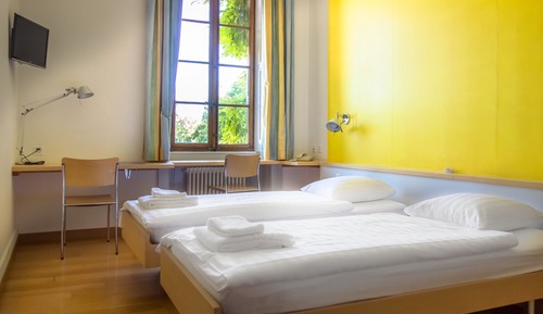 Standard Twin Room, Private Bathroom, Lake View (Château Léman)