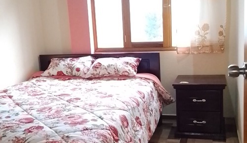 Basic Room, 1 Queen Bed, Shared Bathroom, Mountain View