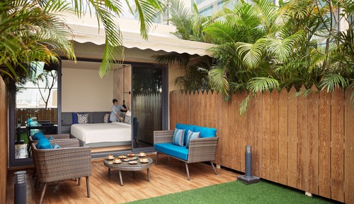 Room, 1 King Bed with Sofa bed (With Garden)