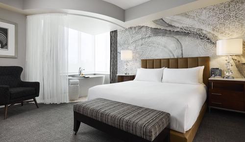 The Grand Den Mobility-Accessible Suite with Roll-In Shower