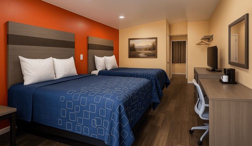 Standard Room, 2 Double Beds, Non Smoking