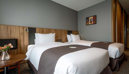 Standard Room, 2 Twin Beds, Non Smoking, Refrigerator