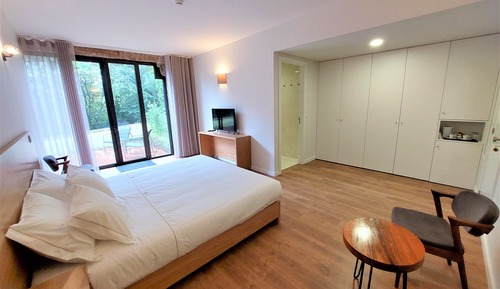 Superior Double Room, 1 Queen Bed, Terrace, Garden View