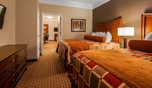 Suite, 2 Queen Beds, Non Smoking, Refrigerator & Microwave (with Sofabed)