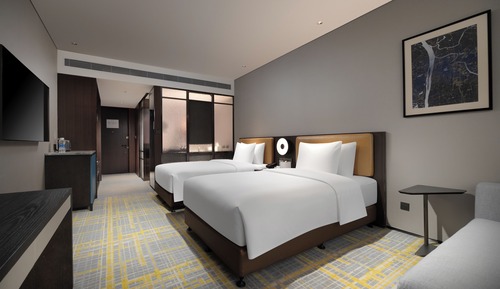 Standard Room, 2 Double Beds, City View