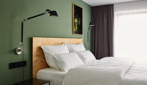 Deluxe Double Room, 1 King Bed, Balcony, Mountain View
