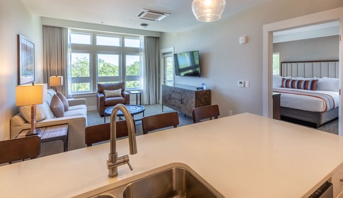 1Bedroom Suite Lakeside Kitchen & King