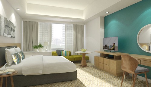 Executive Studio, 2 Twin Beds