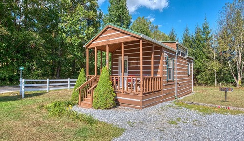 Panoramic Cabin, Private Bathroom, Mountain View (Raccoon Run)