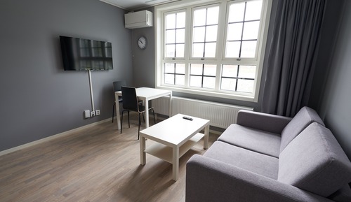 Studio, 2 Twin Beds (Accessible)