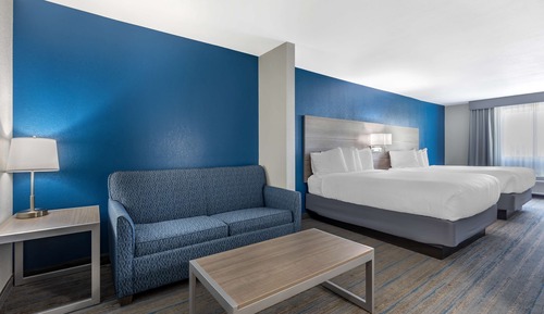 Suite, 2 Queen Beds, Non Smoking, Refrigerator & Microwave (with Sofabed)