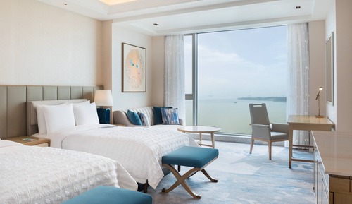 Room, 2 Double Beds, Lake View