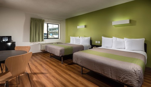 Deluxe Room, 2 Queen Beds, Non Smoking, Refrigerator & Microwave